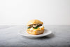 Spinach & tomato on mini ciabatta square
