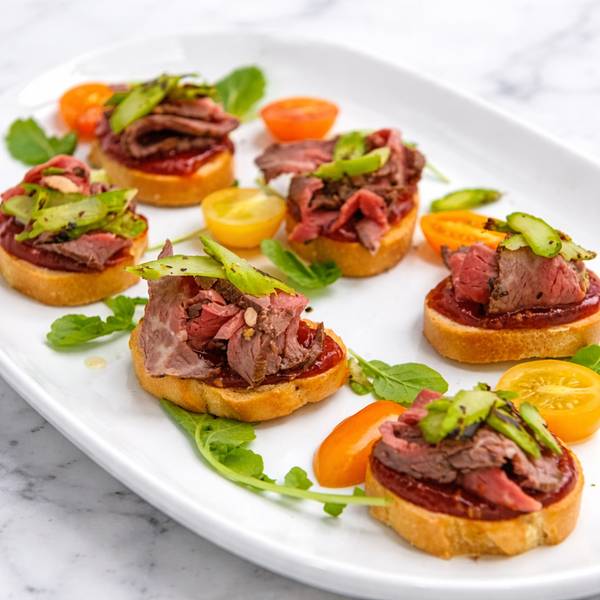 Beef Tenderloin Crostini