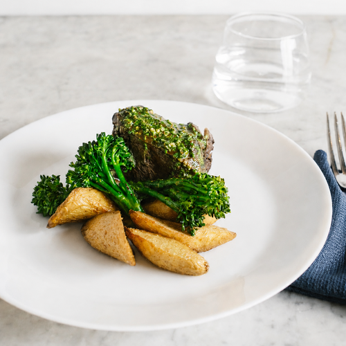 Braised Short Ribs with Chimichurri Sauce