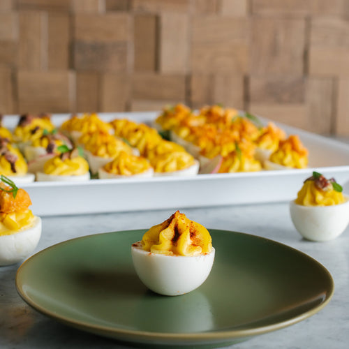 Deviled Egg Trio Snack Platter