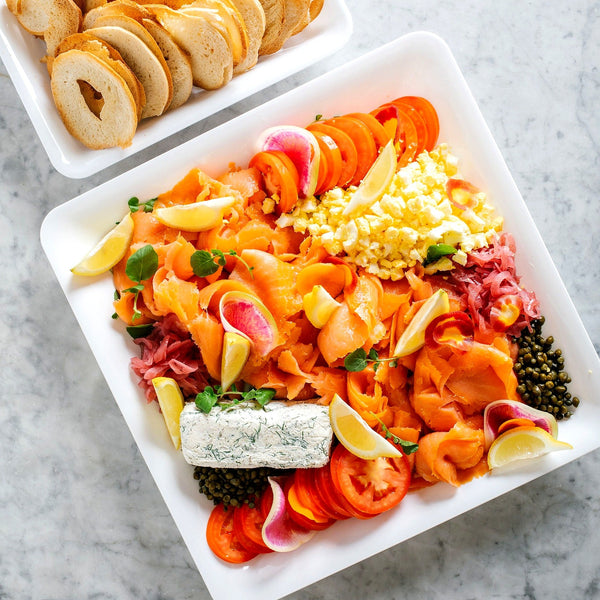 Honey Smoked Salmon Platter