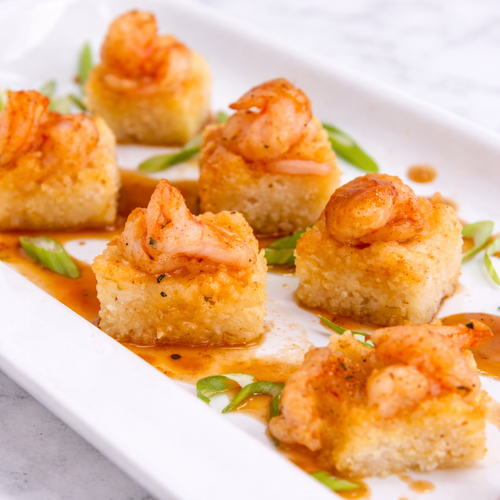 *Shrimp & Grit Cake